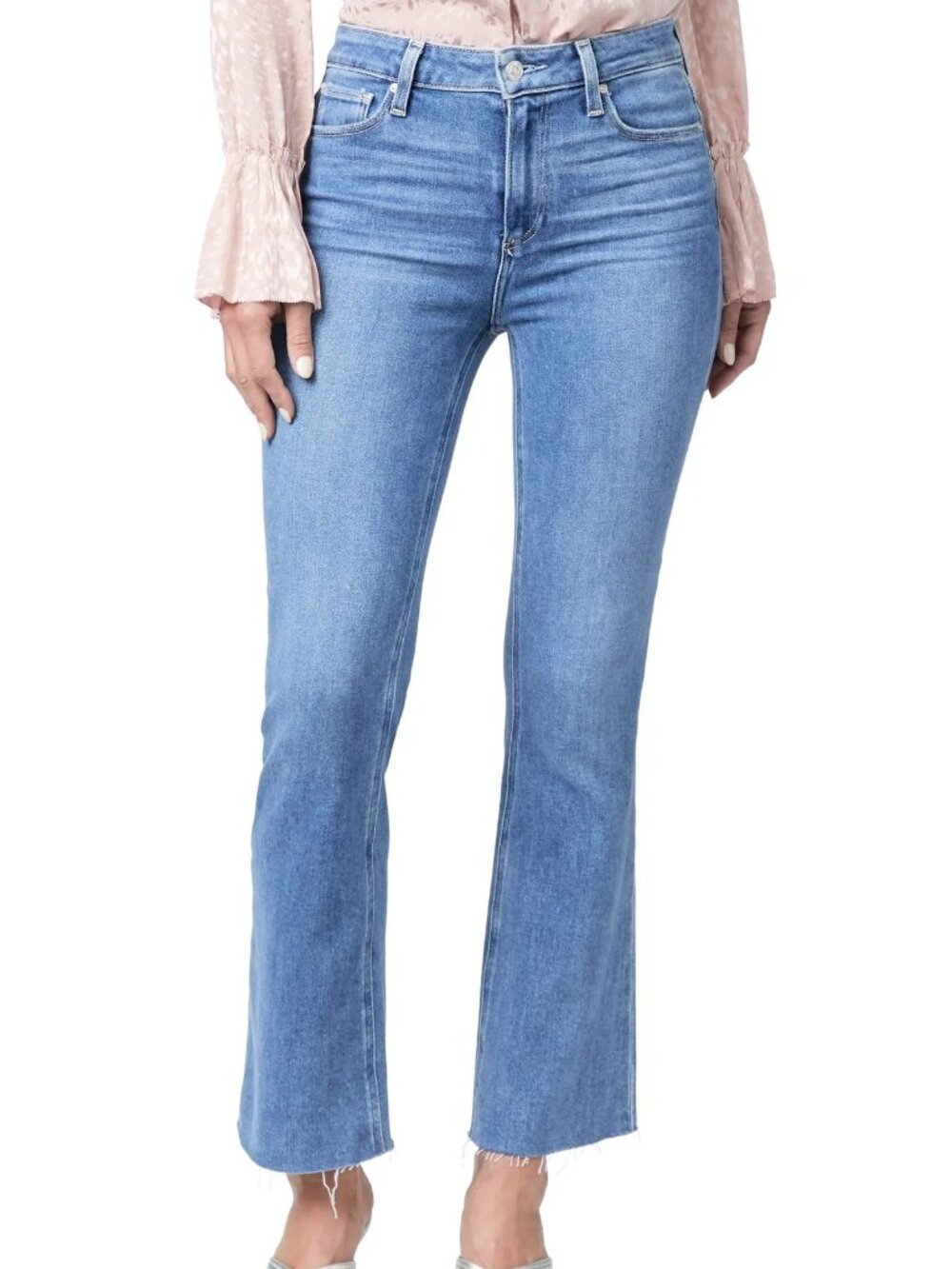 PAIGE Claudine High Rise Ankle Flare Sz 26
